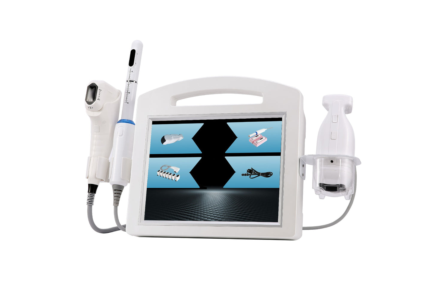 Thermal Plastic 4D Gold RF Beauty Device with Private Care Detection for Skin Tightening