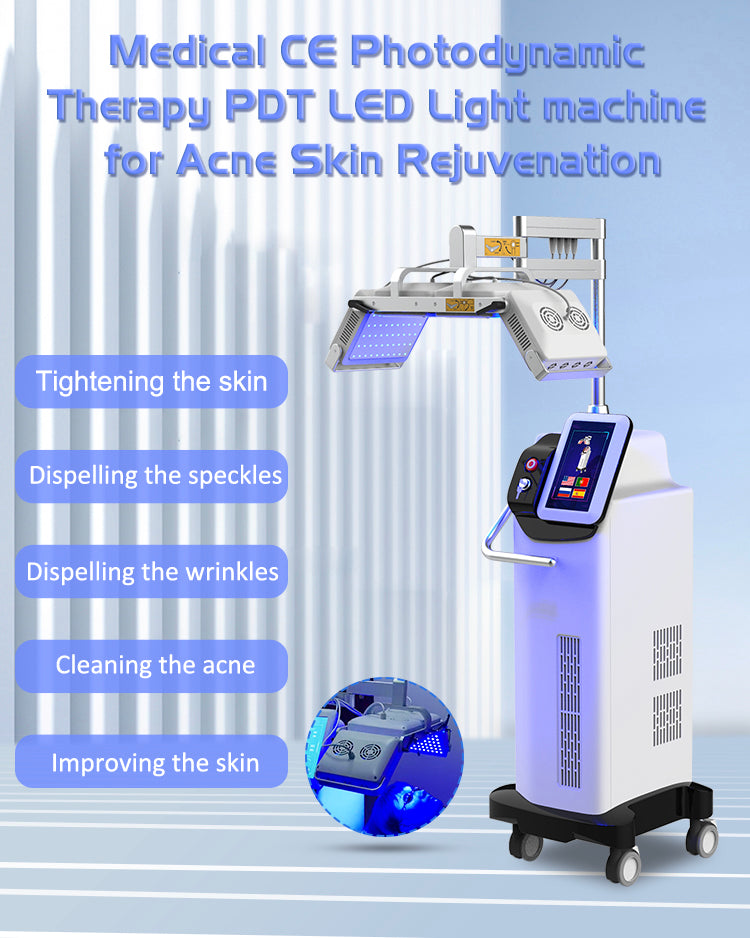PDT LED Light Therapy Device for Acne Treatment and Skin Repair