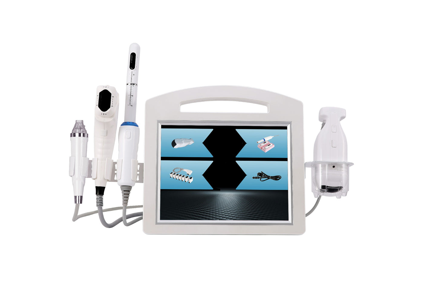 Thermal Plastic 4D Gold RF Beauty Device with Private Care Detection for Skin Tightening