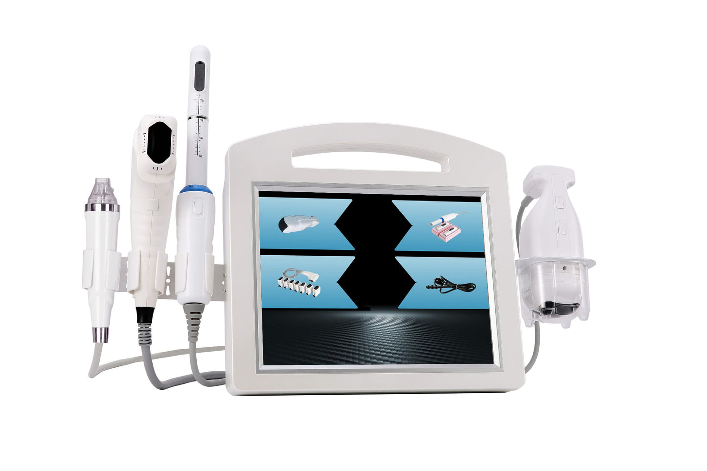 Thermal Plastic 4D Gold RF Beauty Device with Private Care Detection for Skin Tightening