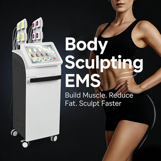 Body Contouring EMS Electrical Pulse Body Sculpting Machine for Abs Arms Legs Glutes