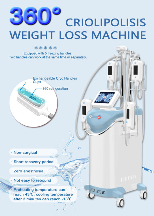 Fat Freezing and Skin Tightening Beauty System 5-in-1
