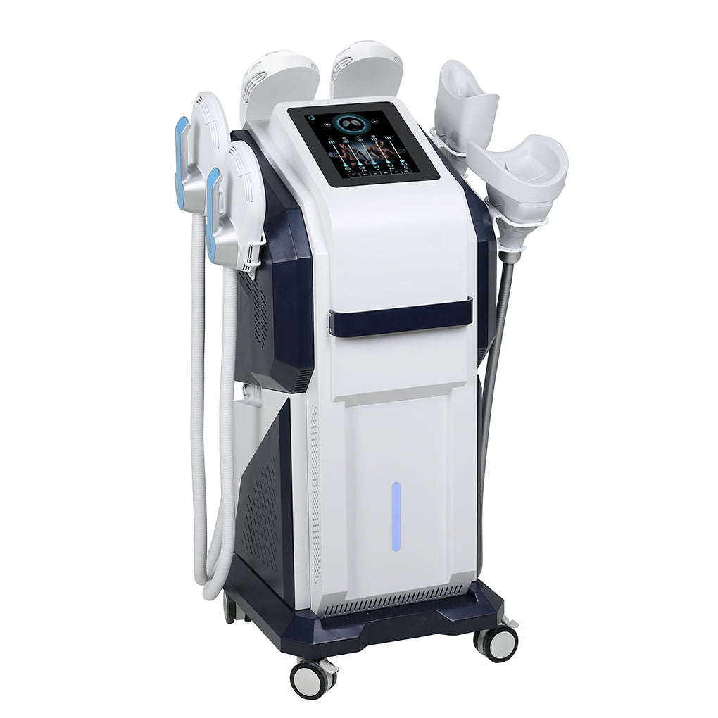 360° Fat Freezing Cryolipolysis Machine with EMS Muscle Builder for Abdomen Waist Buttocks Factory Price