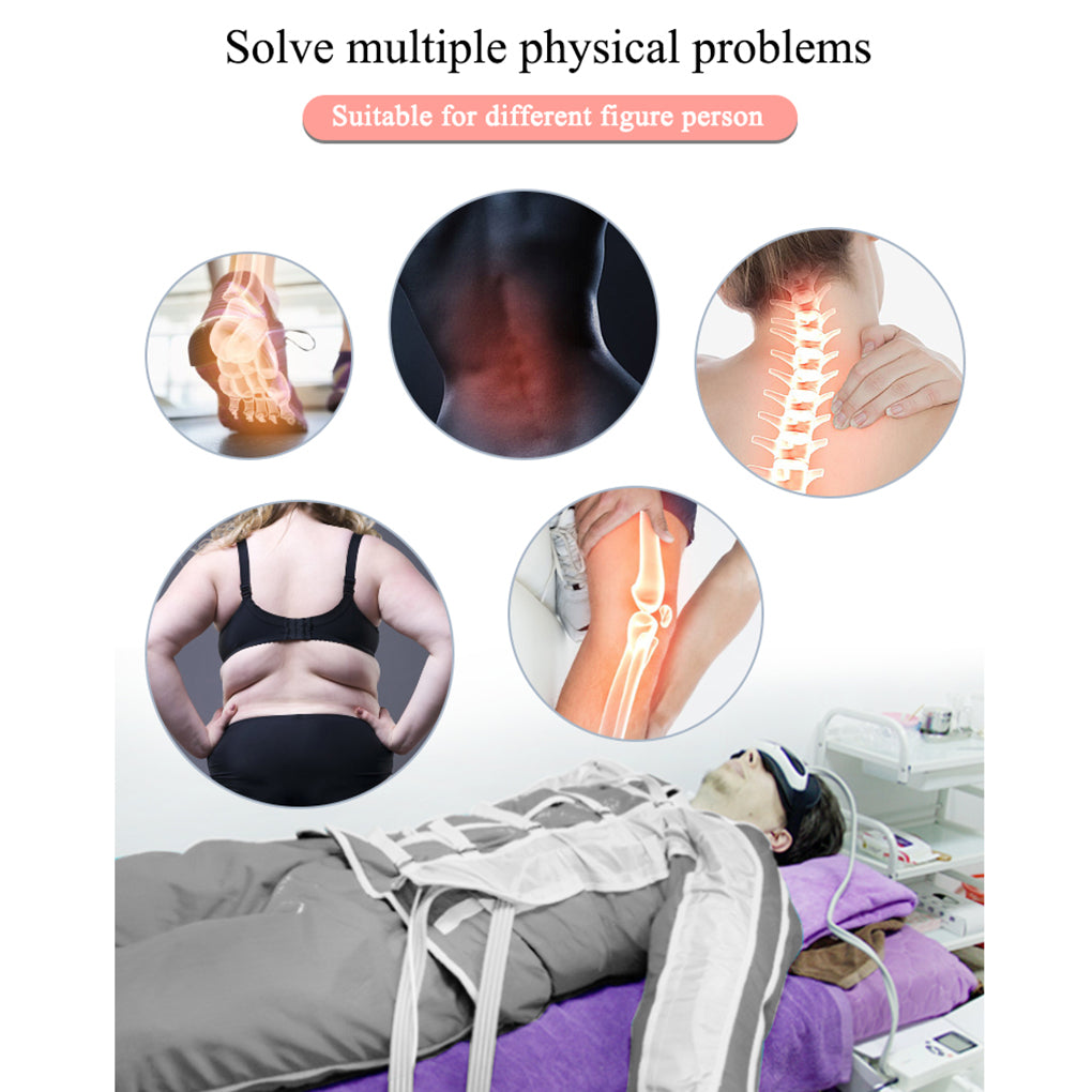 Air Compression Pressotherapy Machine for Slimming, Circulation & Cellulite Treatment