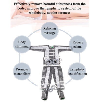 Air Compression Pressotherapy Machine for Slimming, Circulation & Cellulite Treatment