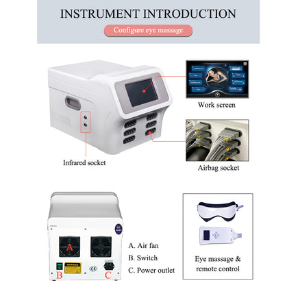 Air Compression Pressotherapy Machine for Slimming, Circulation & Cellulite Treatment