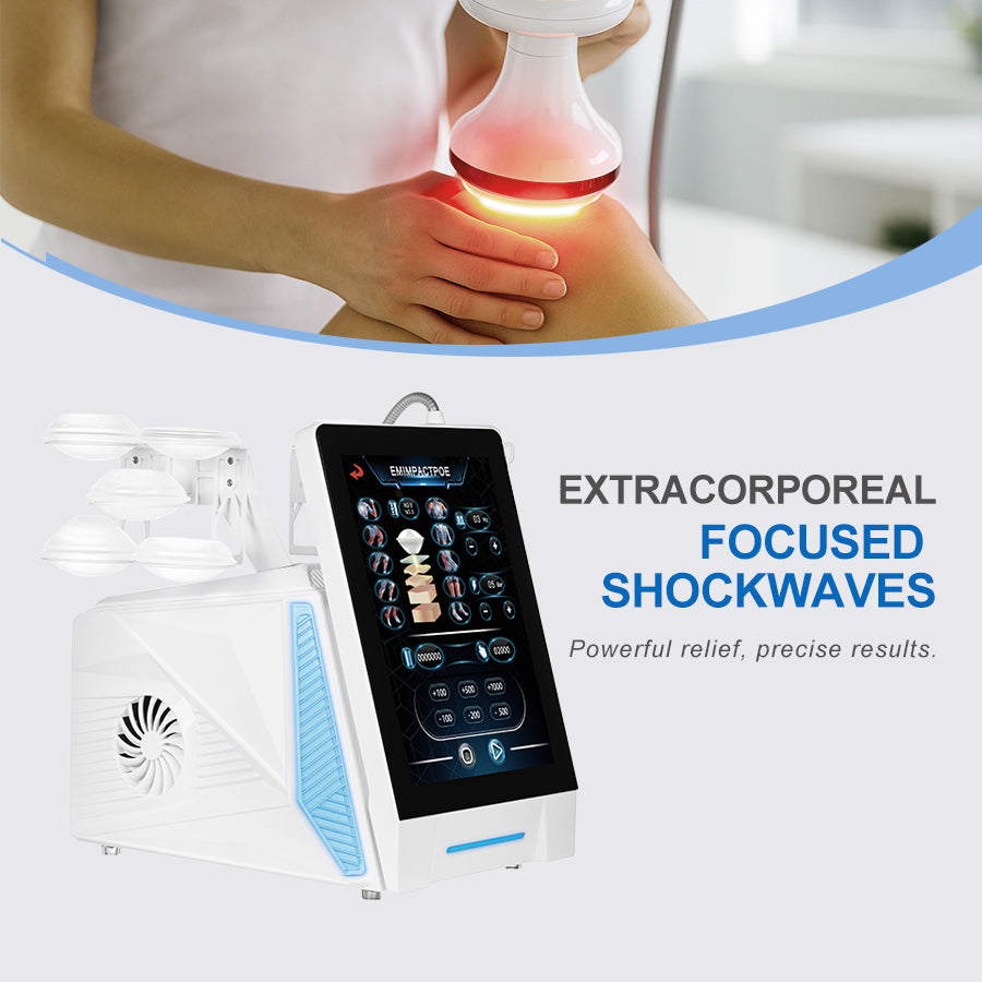 Focused Shockwave Therapy Device for Deep Tissue Treatment Sports Injury Rehabilitation Machine