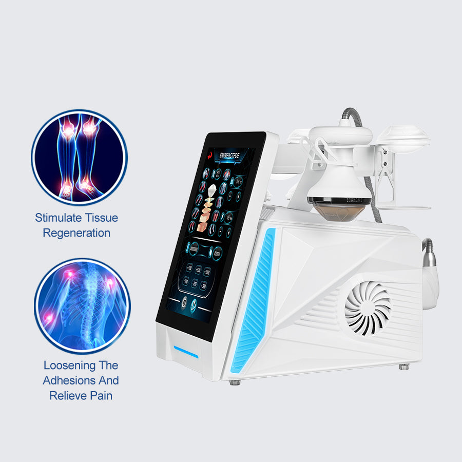 Focused Shockwave Therapy Device for Deep Tissue Treatment Sports Injury Rehabilitation Machine