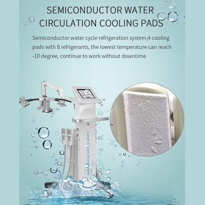 Body Contouring Machine with Cryolipolysis Cooling Plate and EMS Muscle Stimulation