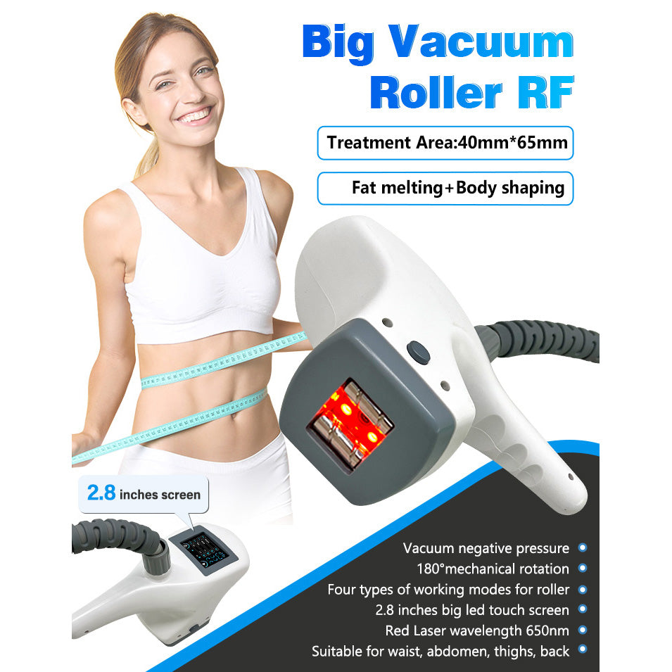 Vacuum Roller Body Contouring Device 40K Cavitation Cellulite Reduction Weight Loss Machine