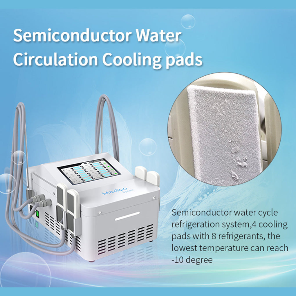 Non-Vacuum Cryolipolysis Cooling Pads Fat Freezing Machine for Body Contouring