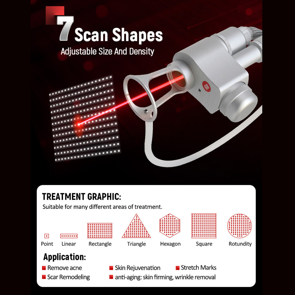 Professional CO2 Laser Skin Resurfacing & Q-Switch Tattoo Removal System 2 in 1 for Beauty Salon