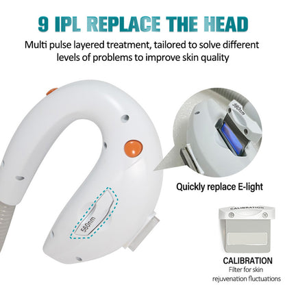 Professional Beauty Equipment 2-in-1 IPL & Q-Switch Laser Machine for Hair Removal and Tattoo Removal