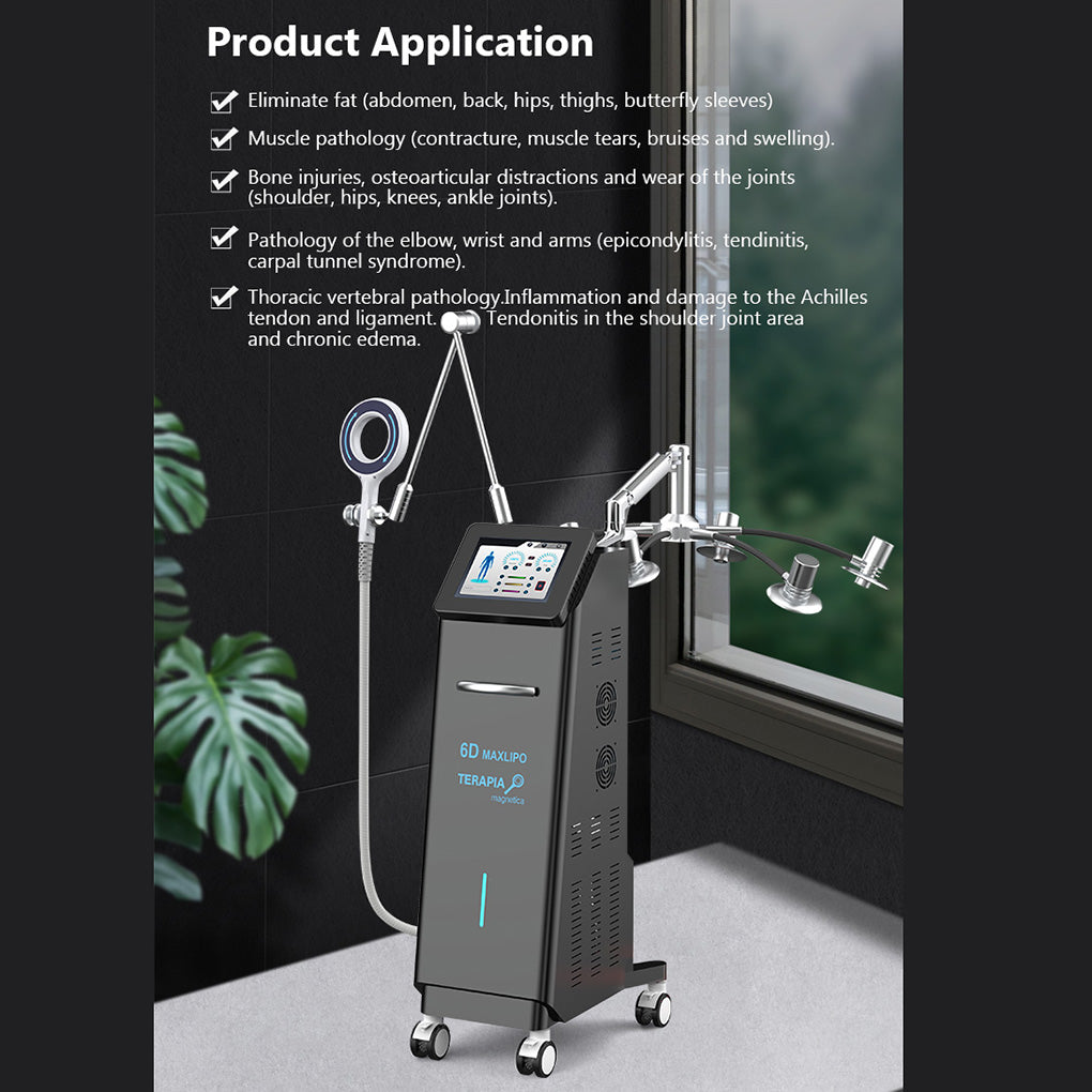 Laser Lipo Machine with Magnetic Therapy for Pain Relief and Body Shaping Treatment