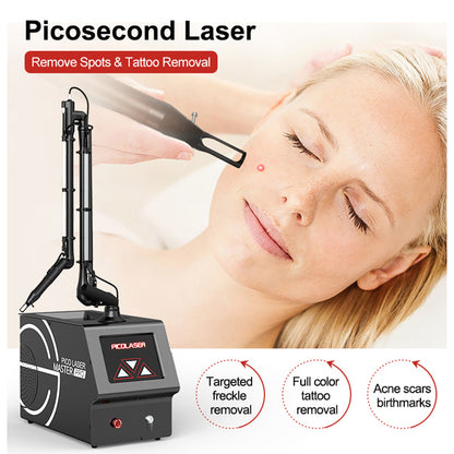 ND YAG Q Switch Laser Tattoo Removal Machine Carbon Laser Peel Skin Whitening Beauty Device