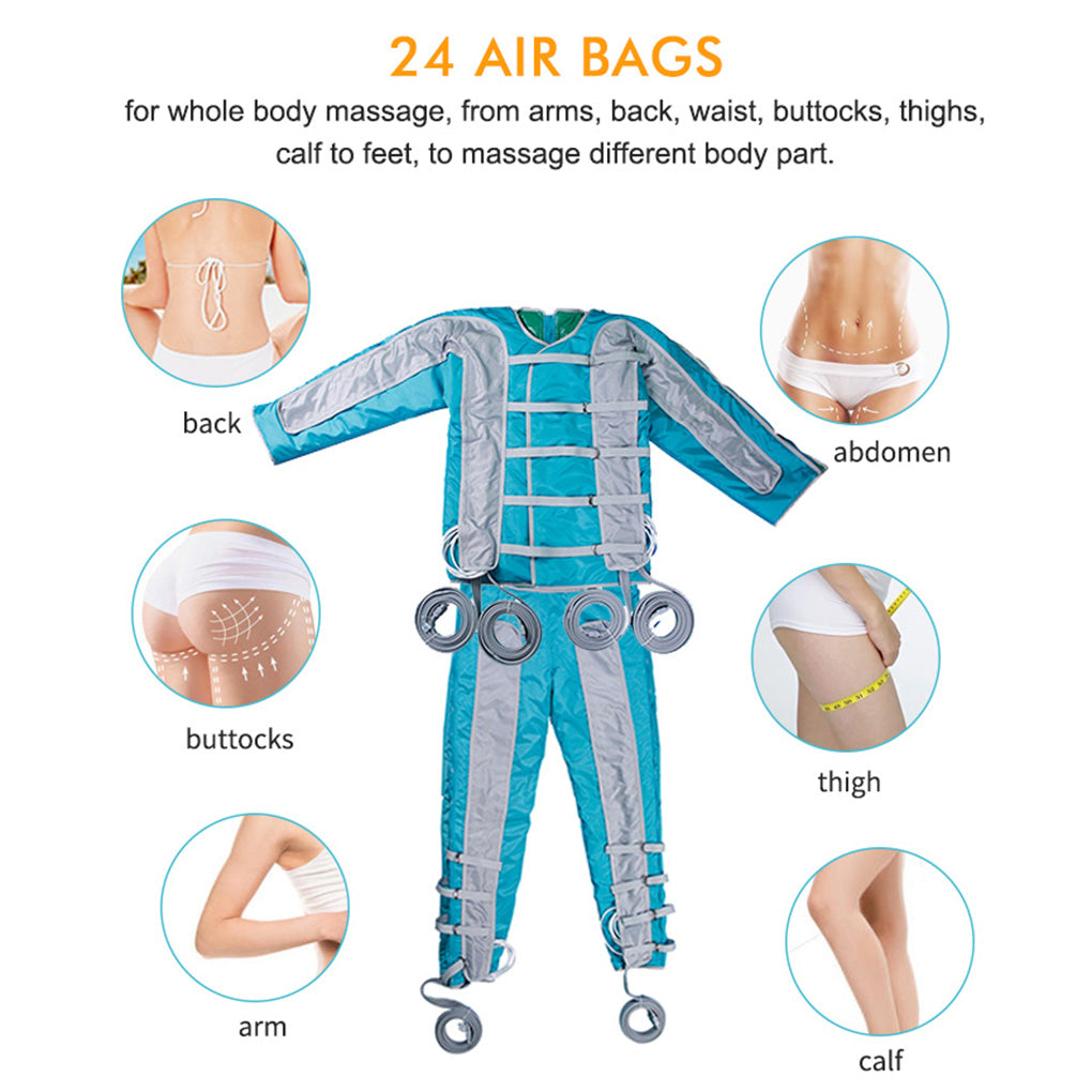 Air Compression Pressotherapy Machine for Slimming, Circulation & Cellulite Treatment
