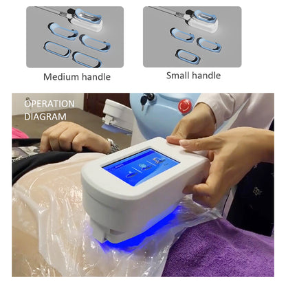 360 Cryolipolysis Machine with Vacuum RF Skin Tightening and Cavitation for Thigh Arm Abdomen Fat Reduction