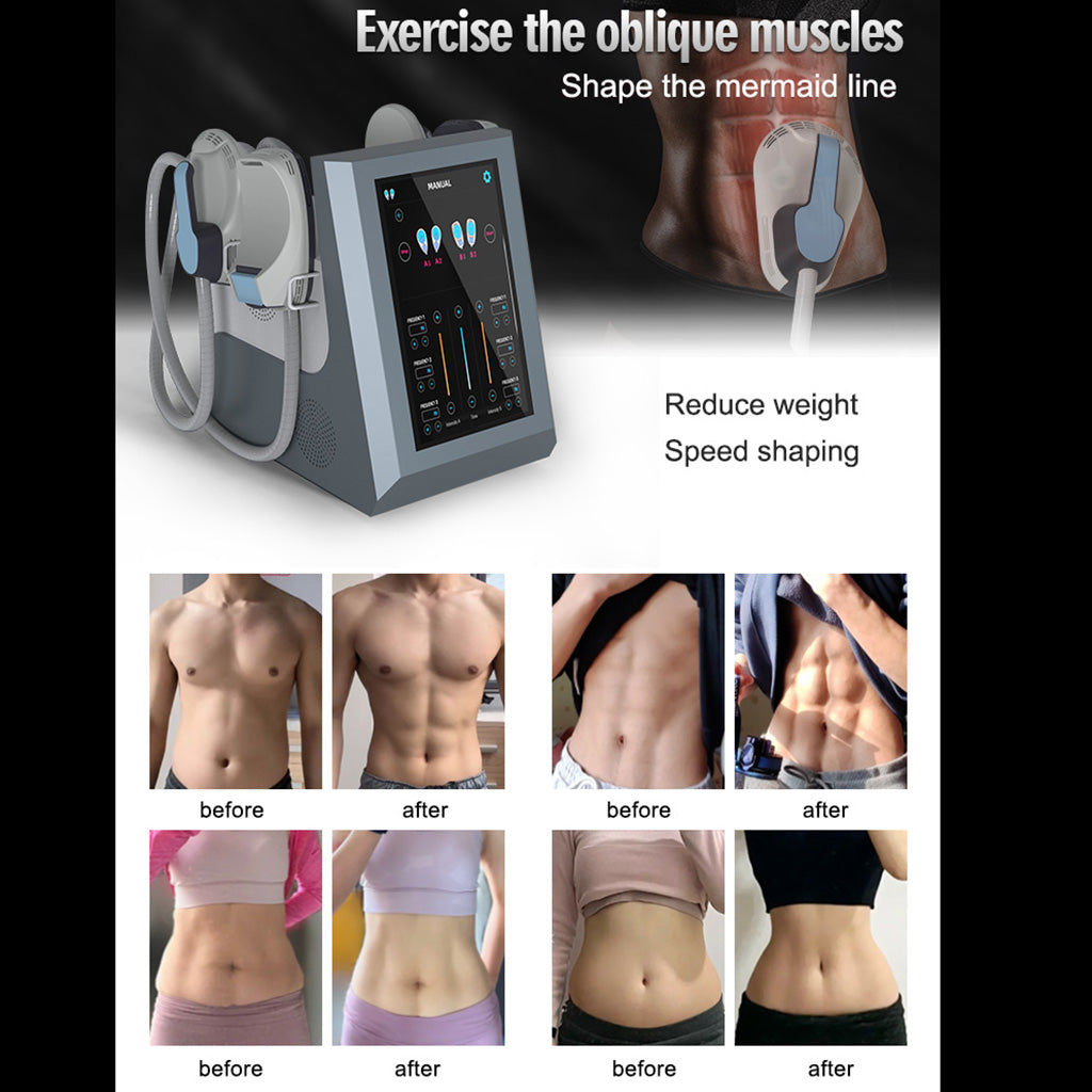 4 Handle EMS Shaping Body Contouring Machine for Muscle Sculpting and Fat Burning