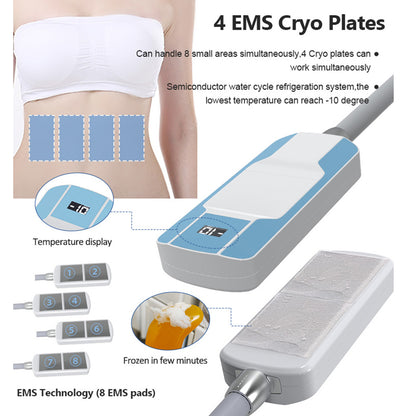 Cryolipolysis Body Sculpting Machine with EMS Technology for Slimming Clinics