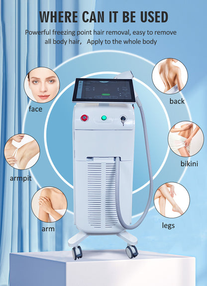 Professional Diode Laser Hair Removal Machine for Beauty Salon & Aesthetic Clinic