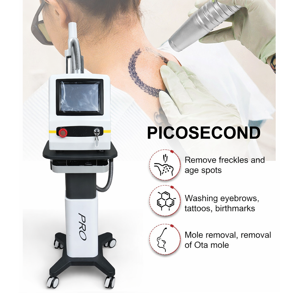 Advanced Tattoo Removal Machine Carbon Peeling Laser for Freckles, Birthmarks & Eyebrow Tattoo Fix
