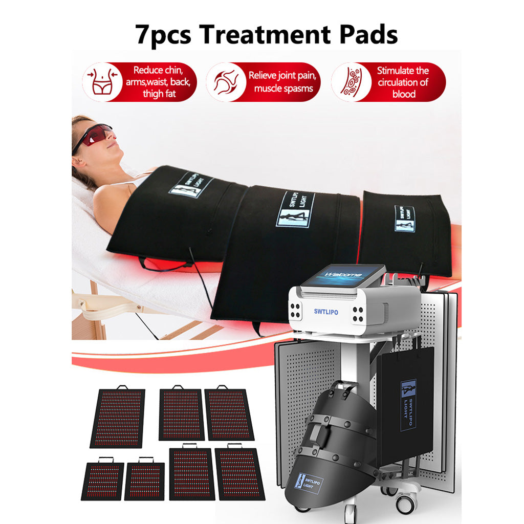 635nm & 940nm Lipo Laser Body Slimming Machine Infrared Fat Reduction Therapy System