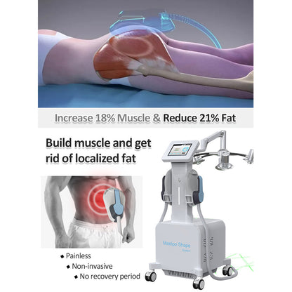 HIEMT Fat Burning Machine with Lipolysis Laser for Abdomen Waist Buttocks Sculpting