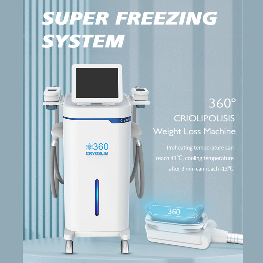 Cryolipolysis Fat Reduction Machine -10℃ Cooling Dual Applicator Body Contouring