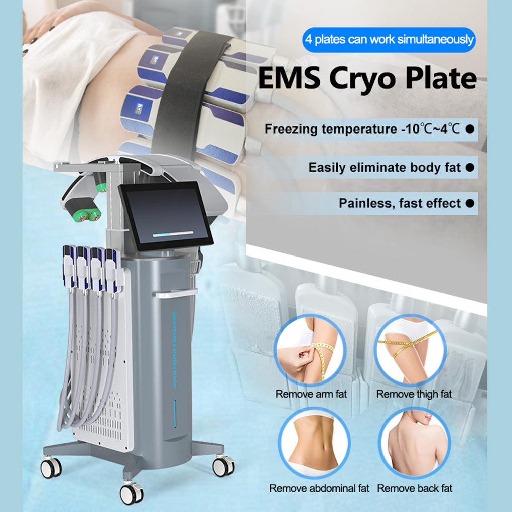 EMS Slimming Machine with Lipolysis Laser and Cryo Plate for Fat Loss Treatment