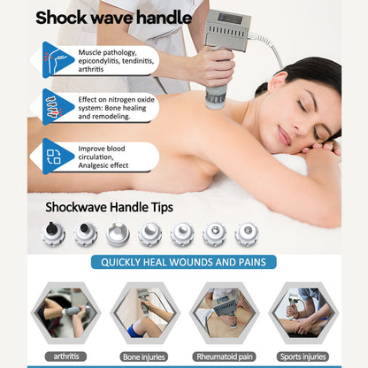 Multifunctional Shockwave Machine for Physiotherapy and Sports Injury Treatment