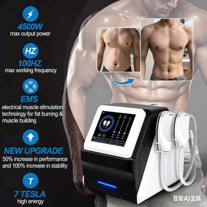 Salon Use 4 Handle Ems Sculpt Muscle Sculpting Machine for Abs Glutes and Body Shaping
