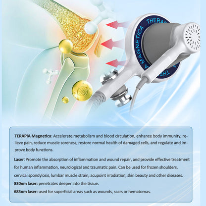 Magnetic Physiotherapy Device Non-Invasive Treatment for Muscle & Joint Pain