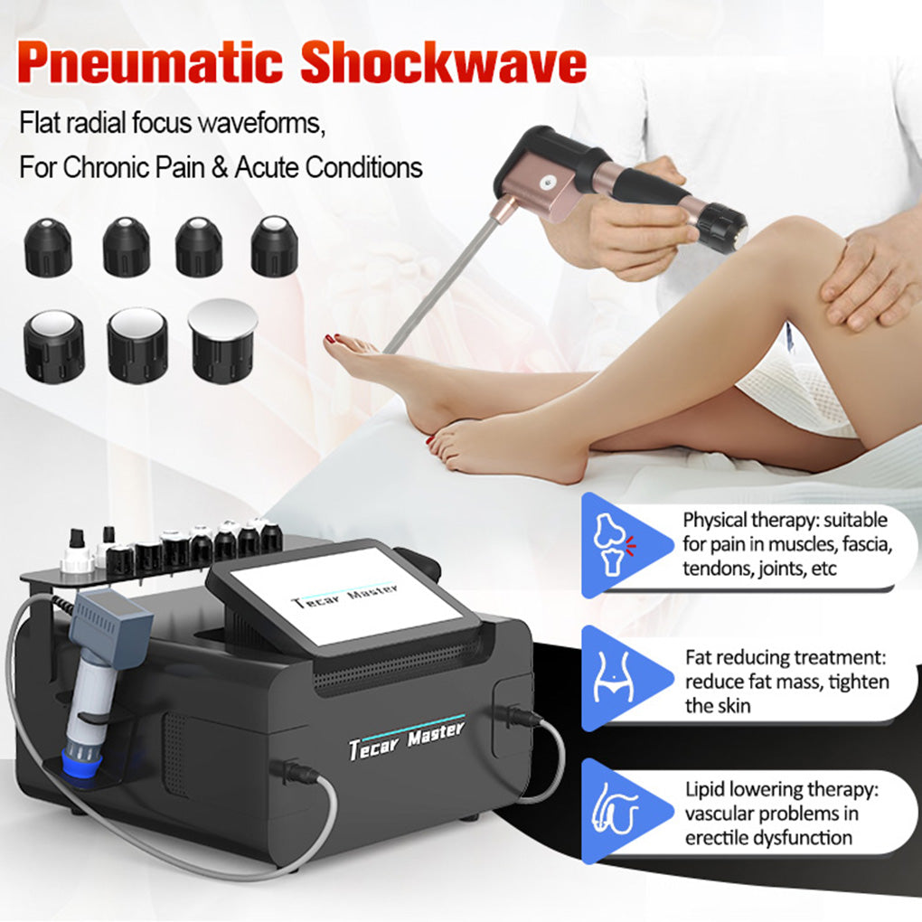 Wellness Clinic Portable Shockwave Therapy Machine for ED Fat Loss & Pain Release