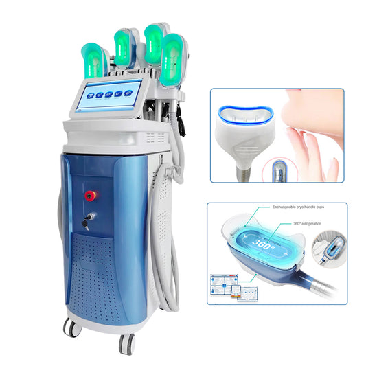 4 in 1 Body Contouring Machine with 360 Cryolipolysis Vacuum Sculpt RF 40K Cavitation Factory Direct