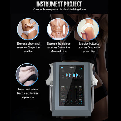 4 Handle EMS Shaping Body Contouring Machine for Muscle Sculpting and Fat Burning