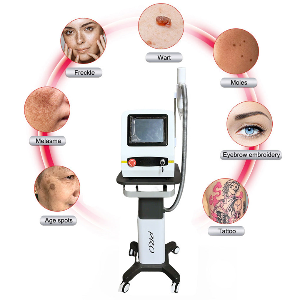 Advanced Tattoo Removal Machine Carbon Peeling Laser for Freckles, Birthmarks & Eyebrow Tattoo Fix