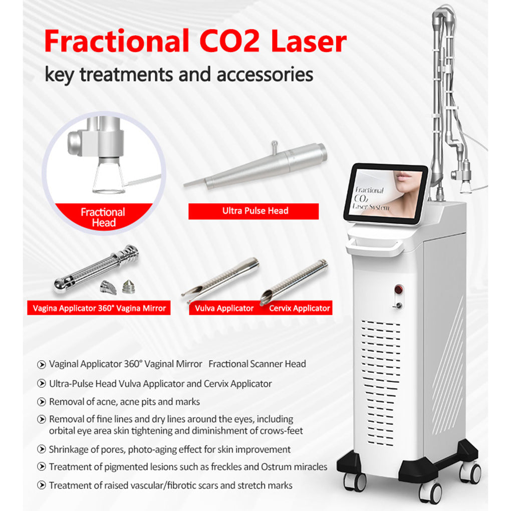 Fractional CO₂ Laser Machine for Fast Recovery Skin Resurfacing Acne Scar and Pigmentation Treatments