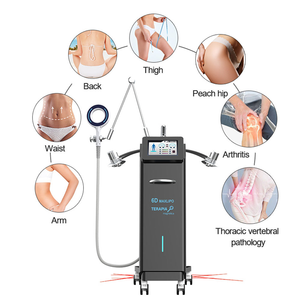 Laser Lipo Machine with Magnetic Therapy for Pain Relief and Body Shaping Treatment