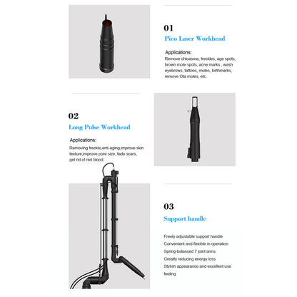 Carbon Peeling Laser Machine Q Switch ND YAG Tattoo Removal Pigmentation Removal Beauty Equipment