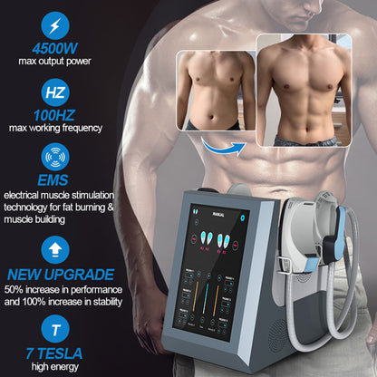 4 Handle EMS Shaping Body Contouring Machine for Muscle Sculpting and Fat Burning
