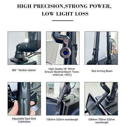 Carbon Peeling Laser Machine Q Switch ND YAG Tattoo Removal Pigmentation Removal Beauty Equipment