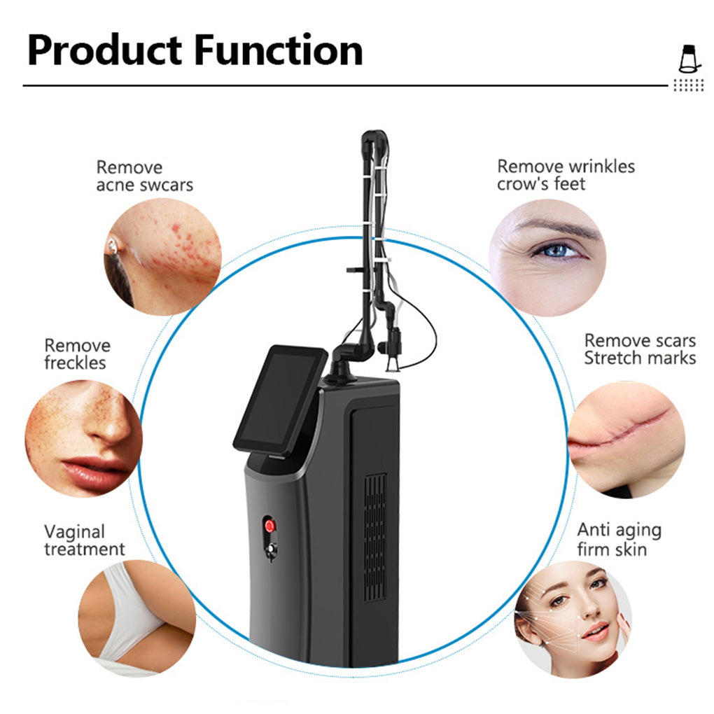Fractional CO₂ Laser for Professional Skin Resurfacing Wrinkle Removal and Acne Scar Treatment