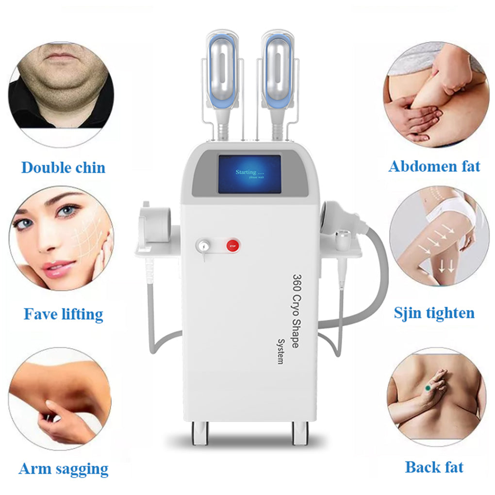 Cryolipolysis Fat Freezing + Cavitation Vela Vacuum RF Machine for Full Body Slimming Distributor Price