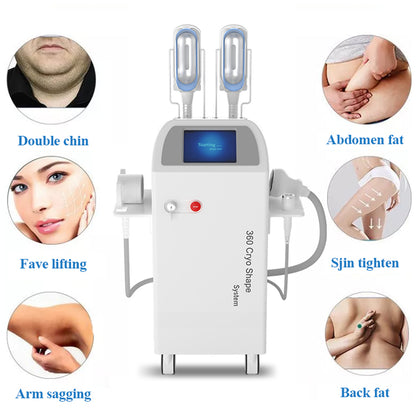 Cryolipolysis Fat Freezing + Cavitation Vela Vacuum RF Machine for Full Body Slimming Distributor Price