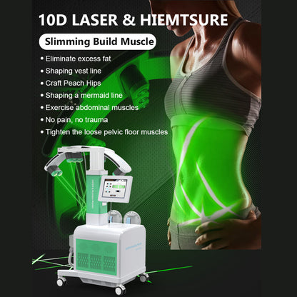 Salon HIEMT Muscle Sculpting Machine with Cold Laser Lipolysis for Weight Loss