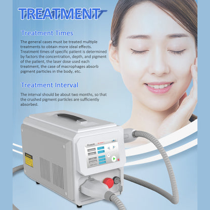 Professional Pigment Removal Laser Tattoo Age Spot & Carbon Peel Treatments Machine