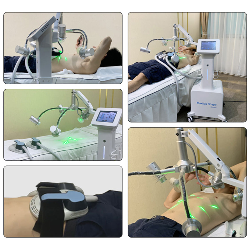 HIEMT Fat Burning Machine with Lipolysis Laser for Abdomen Waist Buttocks Sculpting