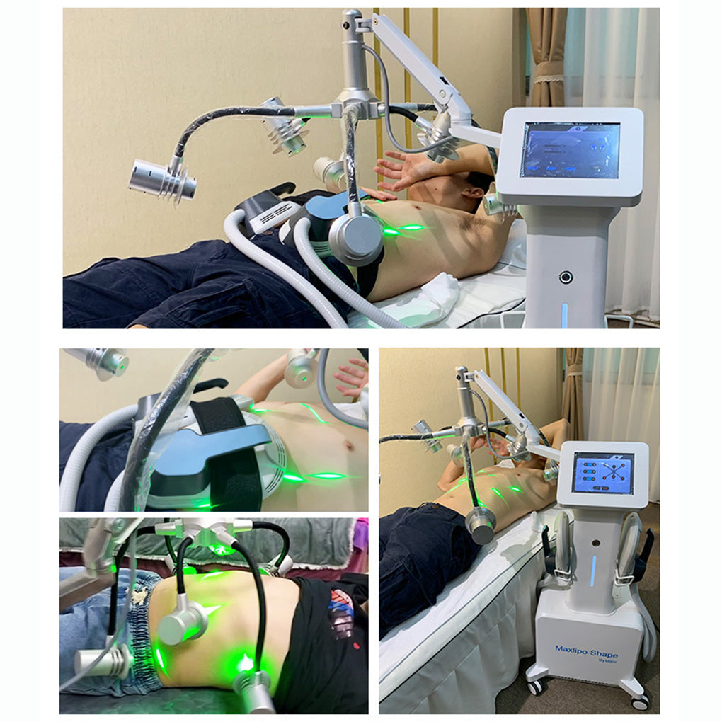 HIEMT Fat Burning Machine with Lipolysis Laser for Abdomen Waist Buttocks Sculpting