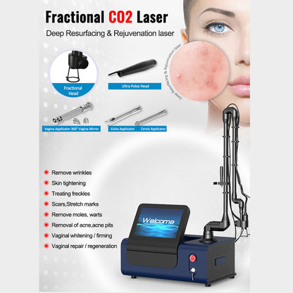 Professional CO₂ Fractional Laser for Scar Wrinkle Pigment Correction and Skin Renewal
