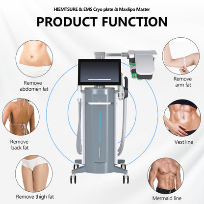 EMS Slimming Machine with Lipolysis Laser and Cryo Plate for Fat Loss Treatment